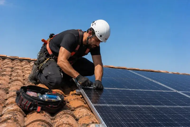 Maintenance et monitoring de panneaux solaires à Mirabel-et-Blacons
