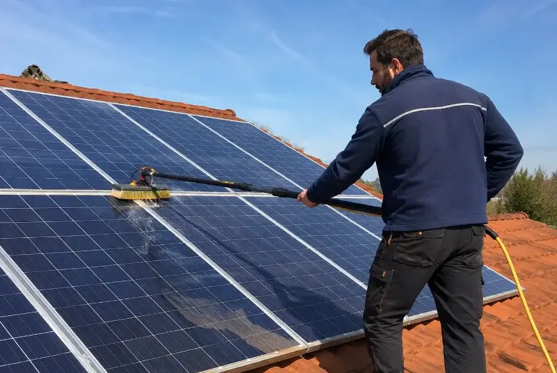 Nettoyage et entretien de panneaux solaires à Mirabel-et-Blacons
